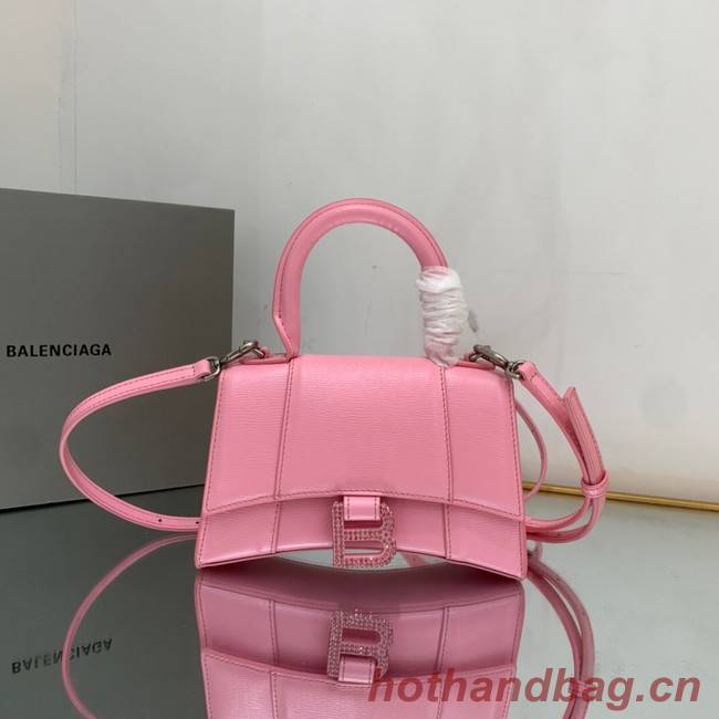 Balenciaga HOURGLASS SMALL TOP HANDLE BAG 59353 pink