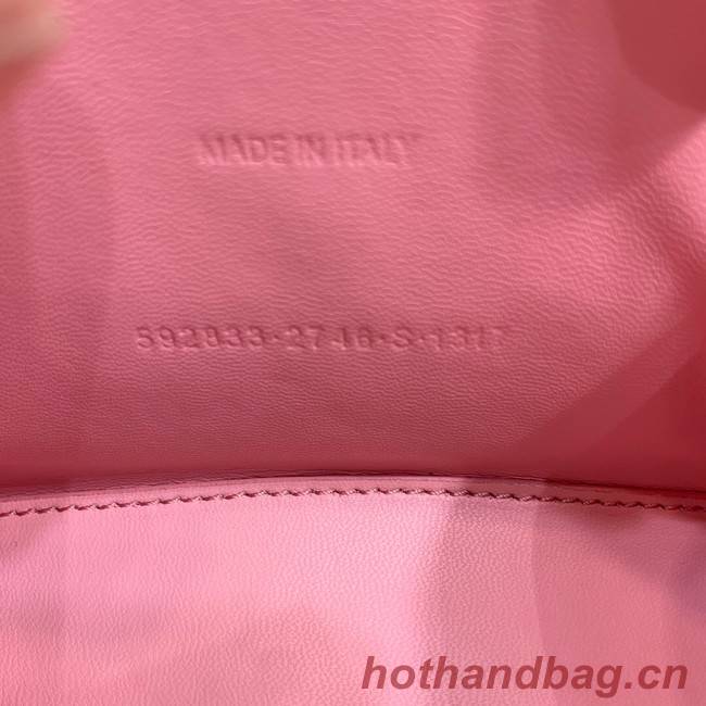 Balenciaga HOURGLASS XS HANDBAG EMBOSSED CALFSKIN 59353 pink