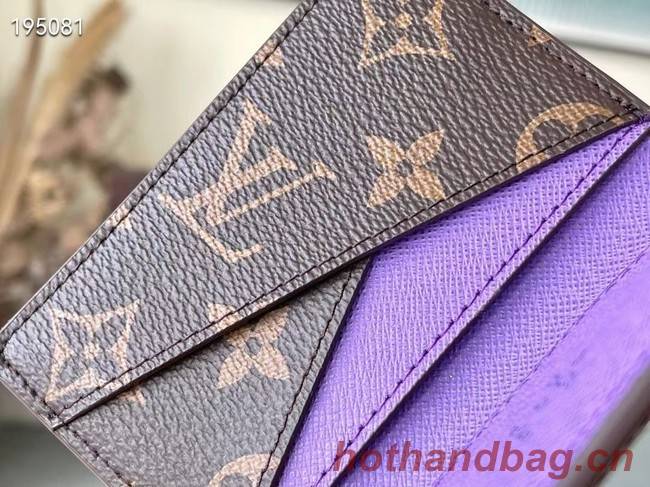 Louis Vuitton POCKET ORGANIZER M81535 purple