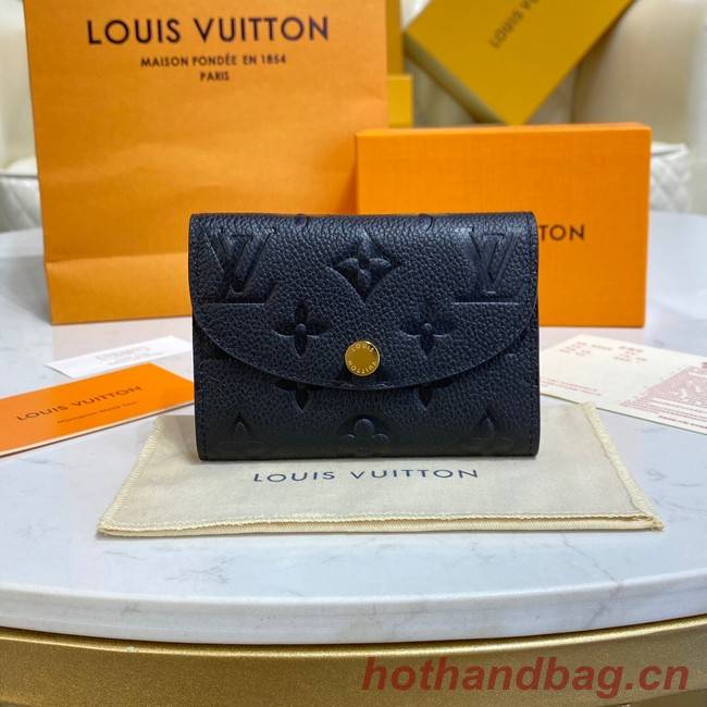 Louis Vuitton ROSALIE COIN PURSE M81520 black