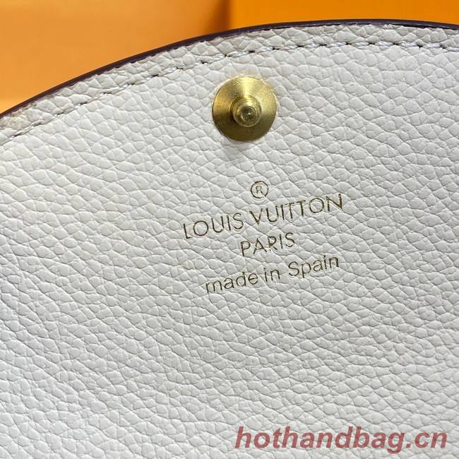 Louis Vuitton ROSALIE COIN PURSE M81520 white