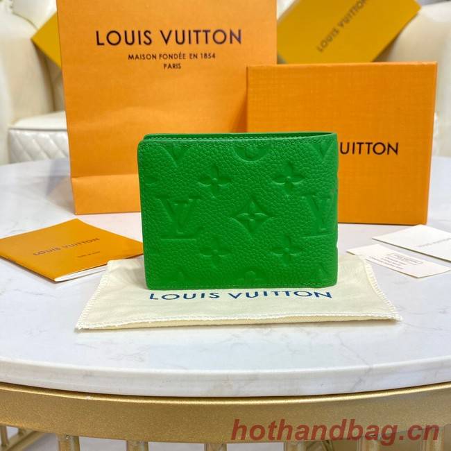 Louis Vuitton SLENDER WALLET M81547 green