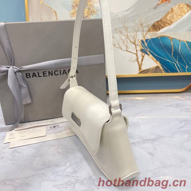 Balenciaga HOURGLASS SMALL TOP HANDLE BAG 6008 white