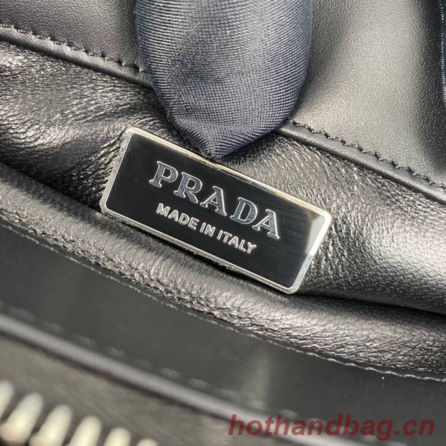 Prada Leather Triangle bag 1BA368 black