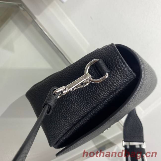 Prada Leather bag with shoulder strap 1BD314 black