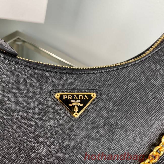 Prada Re-Edition 2005 Saffiano shoulder bag 1BH204 black