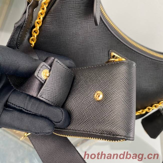 Prada Re-Edition 2005 Saffiano shoulder bag 1BH204 black