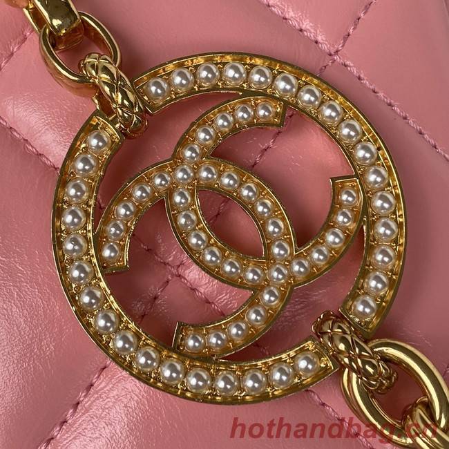 Chanel MINI CAMERA CASE AS3383 pink