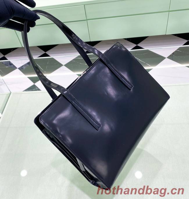 Prada Re-Edition 1995 brushed-leather small shoulder bag 1BA357 black