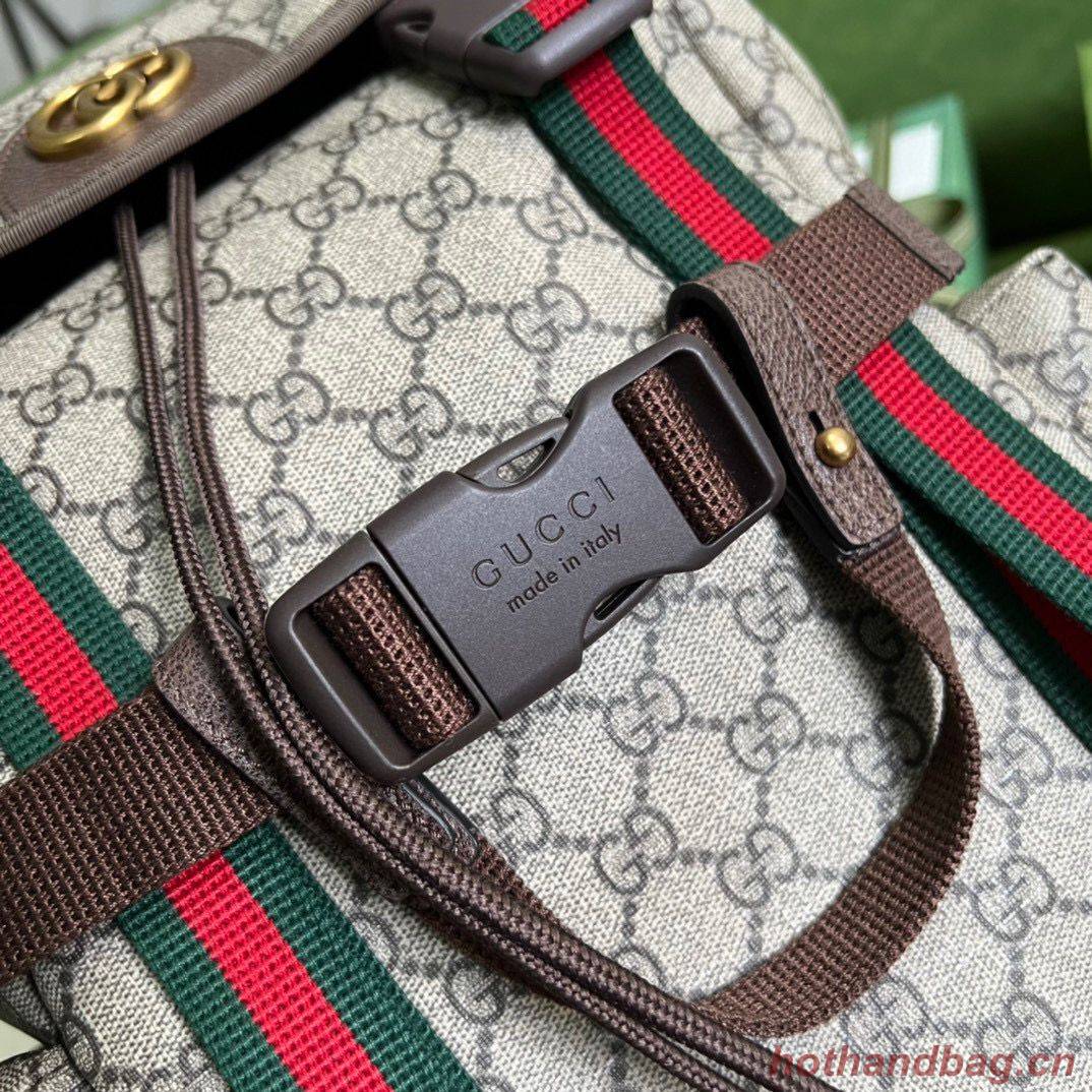 Gucci Ophidia GG Supreme backpack 690999 Brown