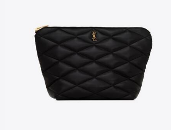 SAINT LAURENT SADE POUCH IN QUILTED LAMBSKIN 6967791 black