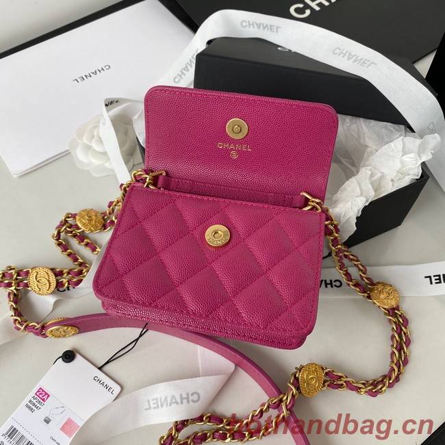 CHANEL CLUTCH WITH CHAIN AP2857 Plum