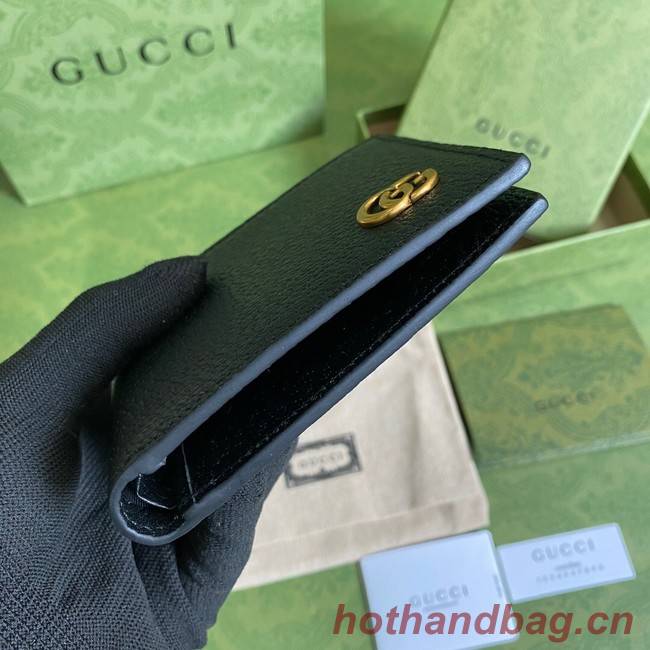 Gucci GG Marmont leather bi-fold wallet 428726 black