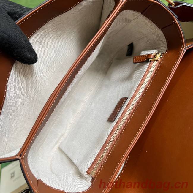 Gucci Horsebit 1955 small bag 602207 caramel
