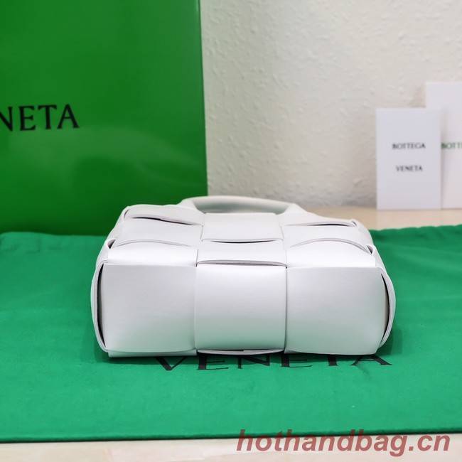 Bottega Veneta Mini Cassette Tote Bag 709341 white