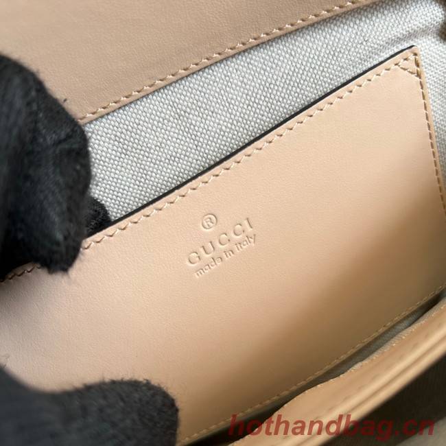 Gucci GG Matelasse leather shoulder bag 702200 Beige