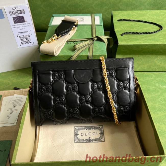 Gucci GG Matelasse leather shoulder bag 702200 black