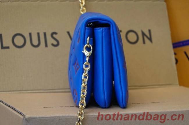 Louis Vuitton POCHETTE COUSSIN M80742 blue