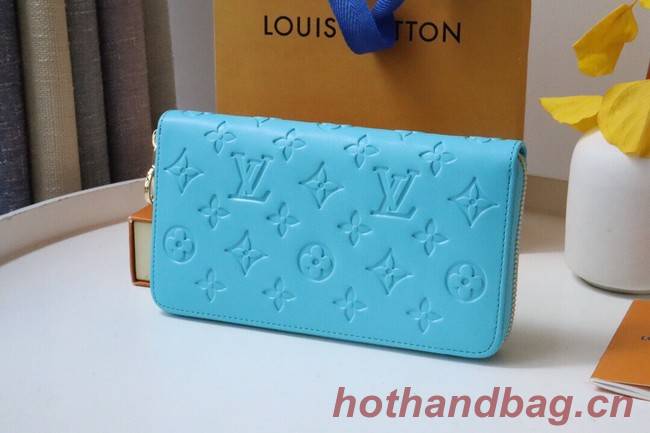 Louis Vuitton ZIPPY WALLET M81510 sky blue