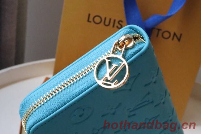 Louis Vuitton ZIPPY WALLET M81510 sky blue