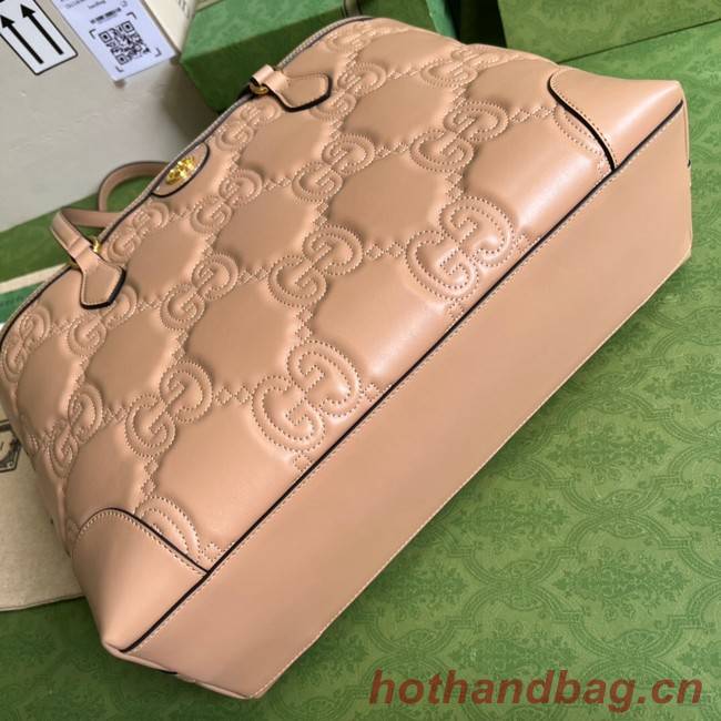 Gucci GG Matelasse leather medium tote 631685 Beige