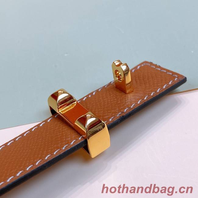 Hermes Leather Belt 24MM 26995