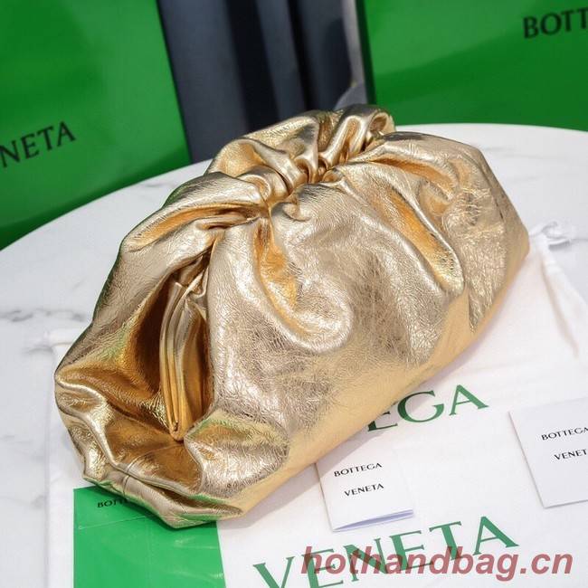 Bottega Veneta Leather clutch 576227 gold
