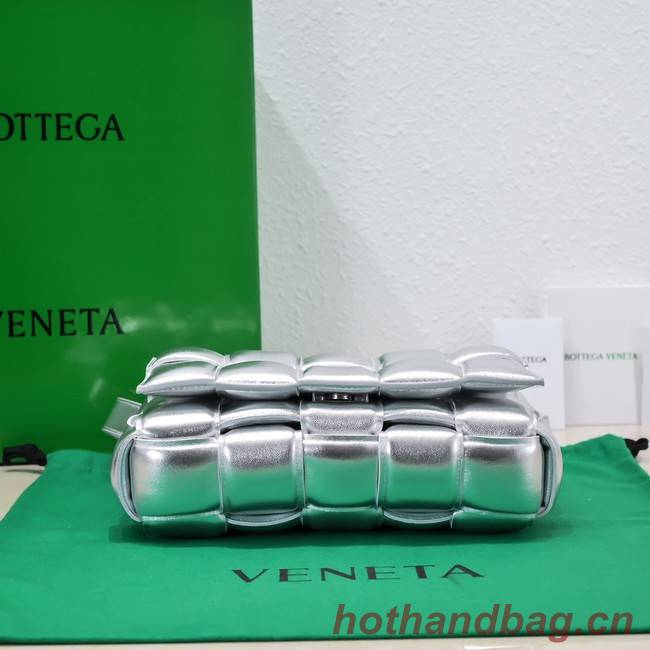 Bottega Veneta Padded Cassette 591970 silver