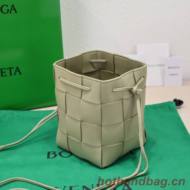 Bottega Veneta Small Cassette Bucket Bag 680218 Travertine