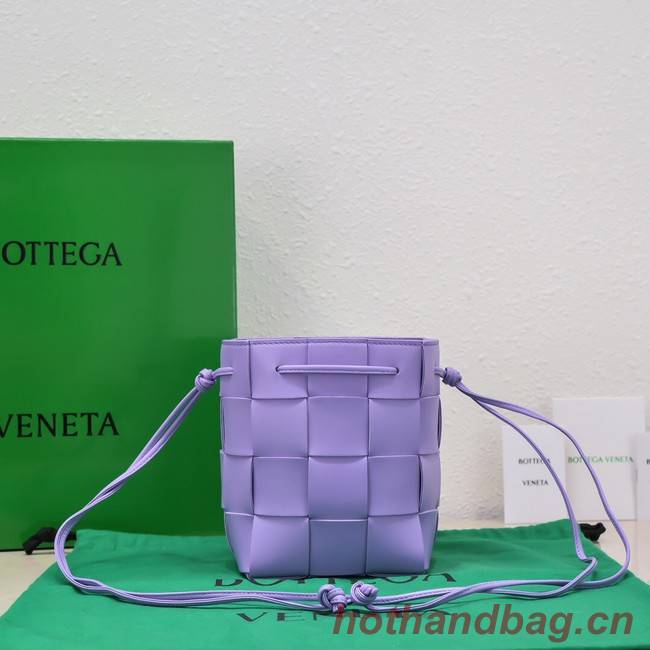 Bottega Veneta Small Cassette Bucket Bag 680218 Wisteria