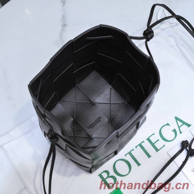 Bottega Veneta Small Cassette Bucket Bag 680218 black
