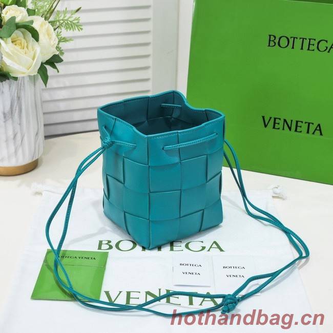 Bottega Veneta Small Cassette Bucket Bag 680218 sky blue