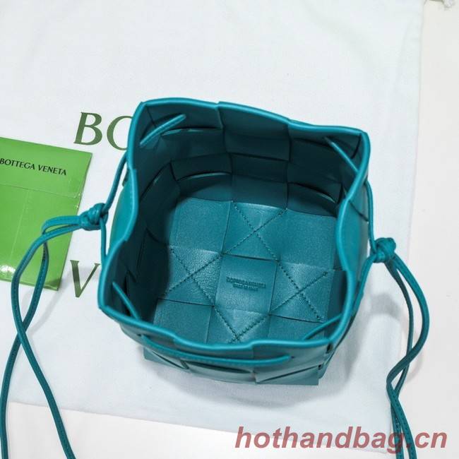 Bottega Veneta Small Cassette Bucket Bag 680218 sky blue
