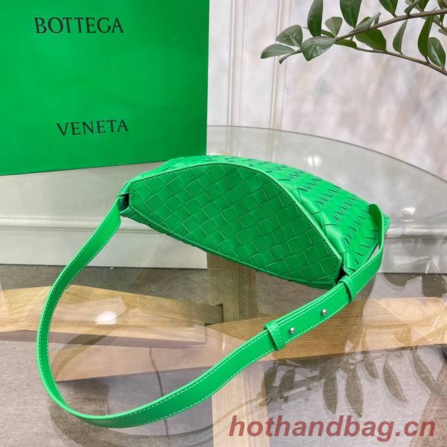 Bottega Veneta Intreccio leather shoulder bag 690226 Parakeet