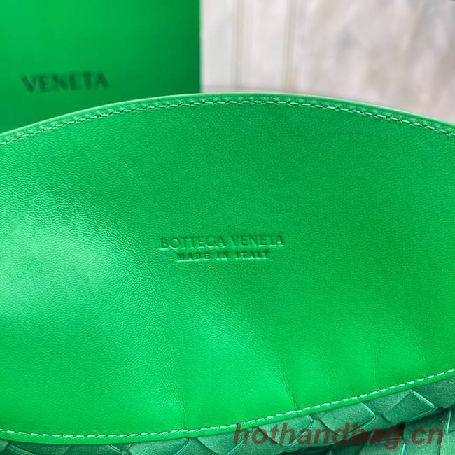 Bottega Veneta Intreccio leather shoulder bag 690226 Parakeet