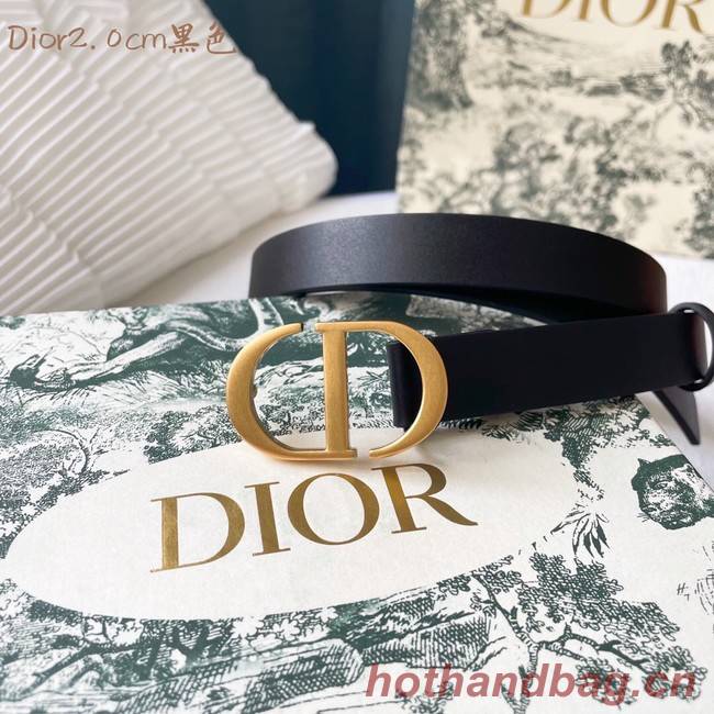 Dior Leather Belt 20MM 2795