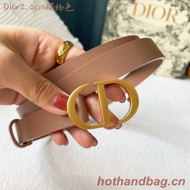 Dior Leather Belt 20MM 2796