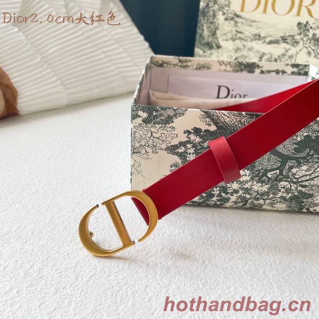 Dior Leather Belt 20MM 2797