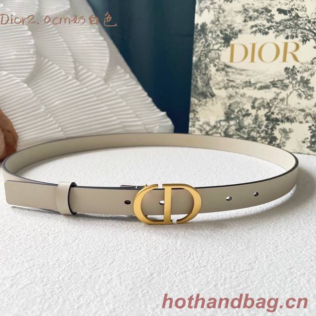Dior Leather Belt 20MM 2800