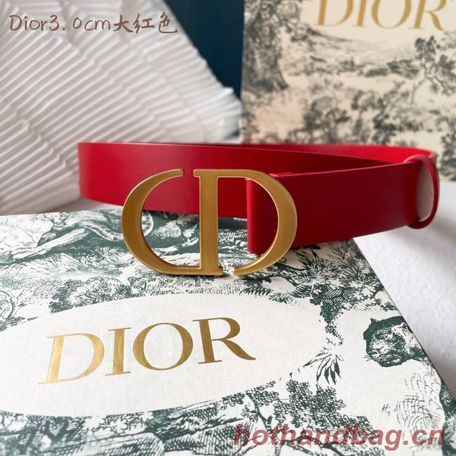 Dior Leather Belt 30MM 2793