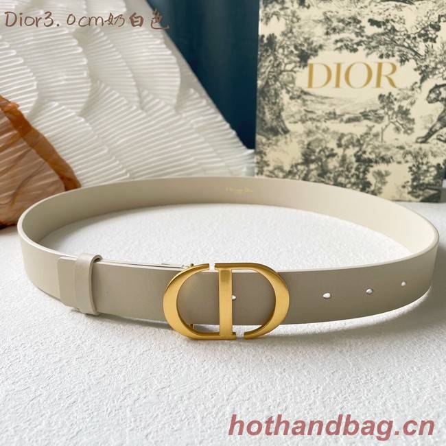 Dior Leather Belt 30MM 2794