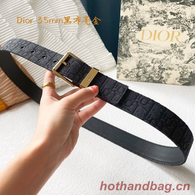 Dior calf leather 35MM BELT 2801