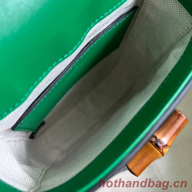Gucci Bamboo mini handbag 702106 green