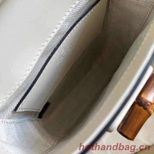 Gucci Bamboo mini handbag 702106 white