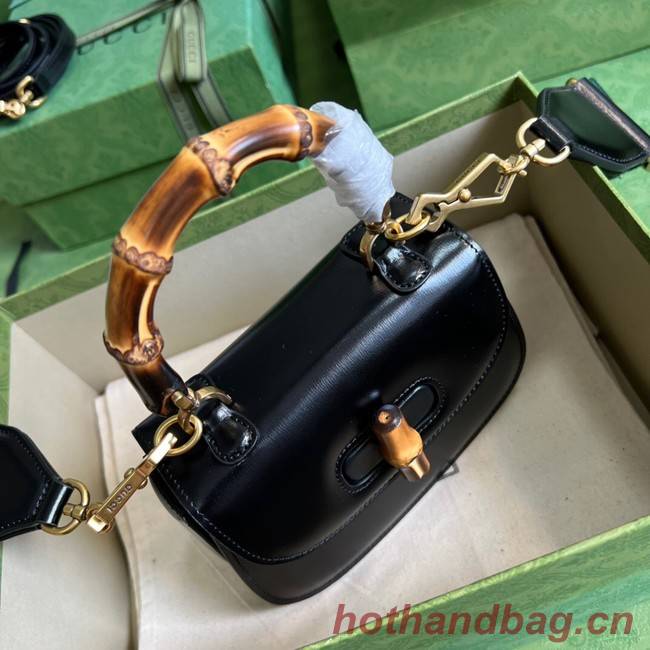 Gucci Mini top handle bag with Bamboo 686864 black