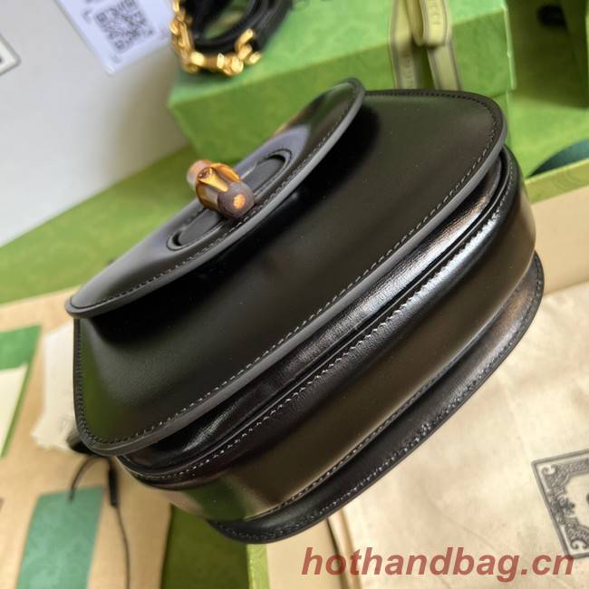 Gucci Mini top handle bag with Bamboo 686864 black