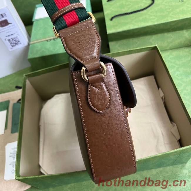 Gucci Horsebit 1955 shoulder bag 700457 Brown