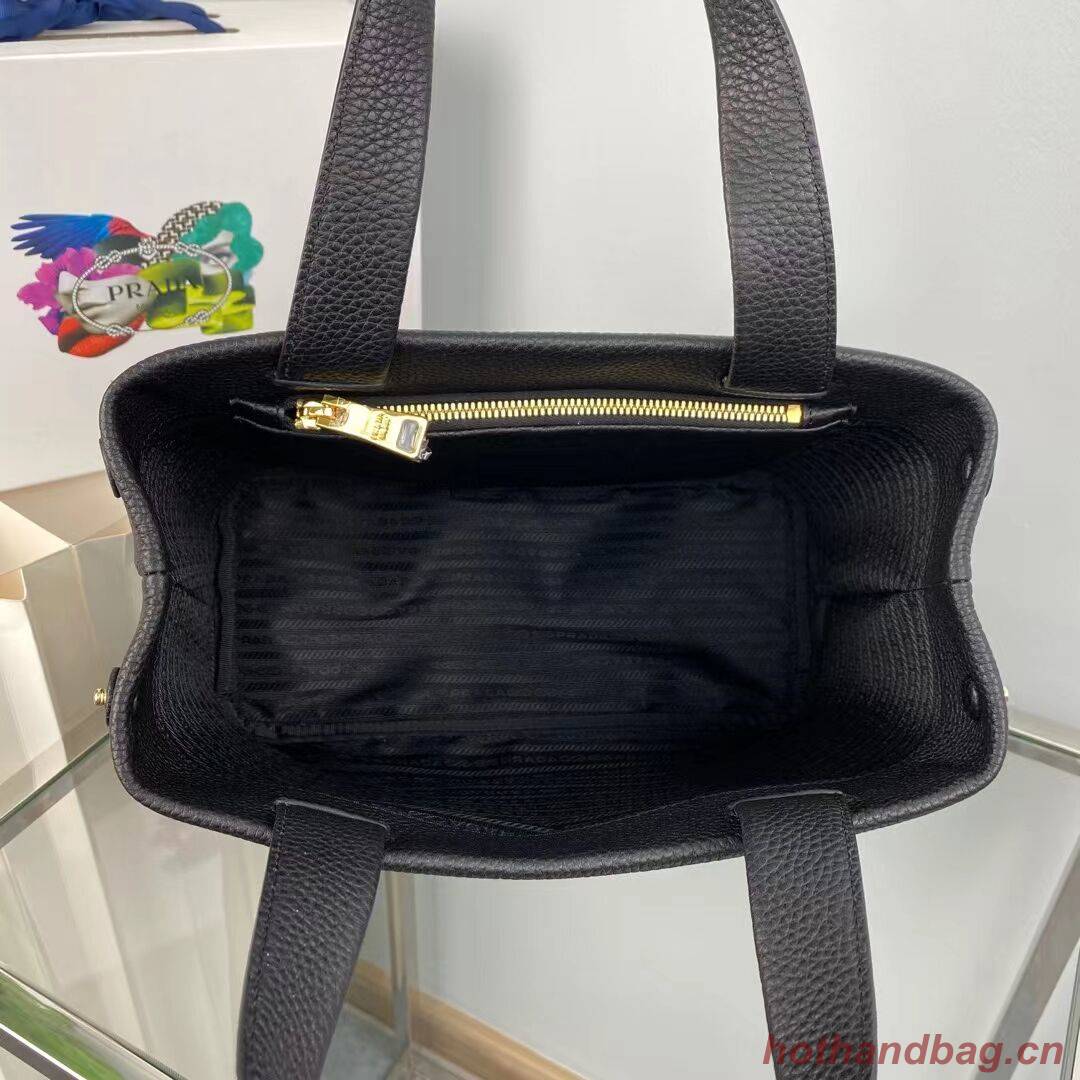 Prada leather tote bag 1AG833 black