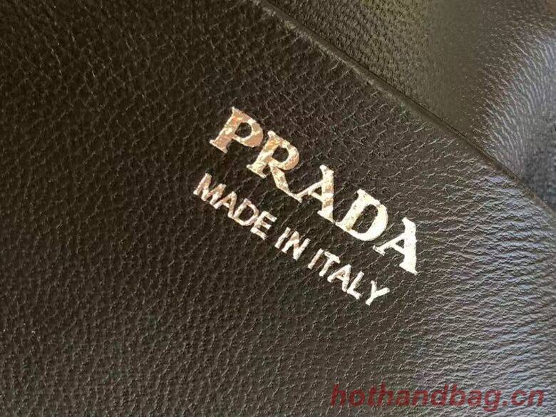 Prada leather tote bag 1BD663A black