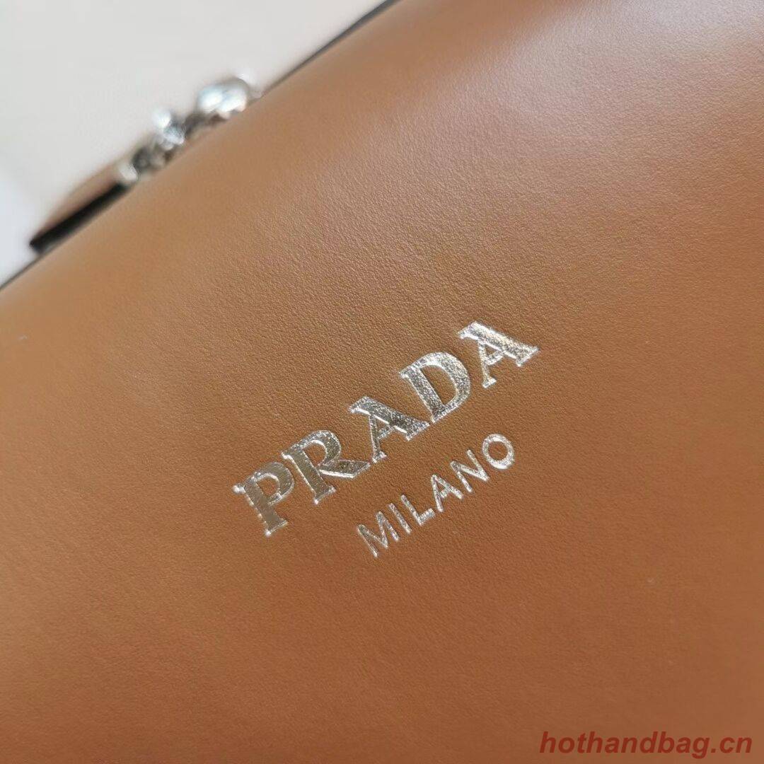 Prada leather Supernova handbag 1BD665 caramel